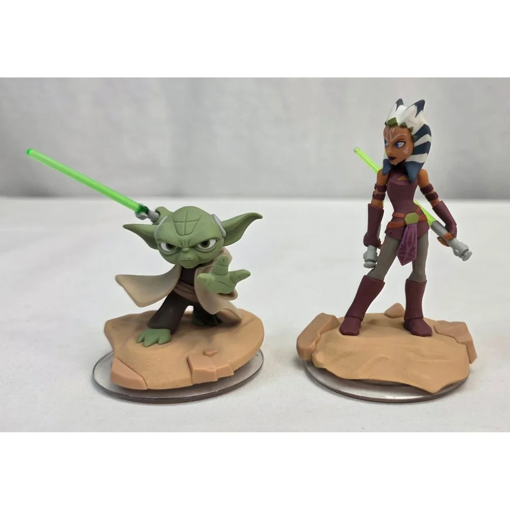 Disney Infinity 3.0 Star Wars Yoda Ahsoka Tano Twilight of the Republic Lot